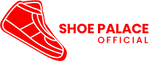 Red shoe icon with 'Shoe Palace Official' text on a white background